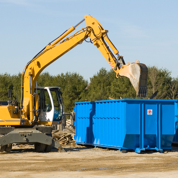 how many times can i have a residential dumpster rental emptied in Squire